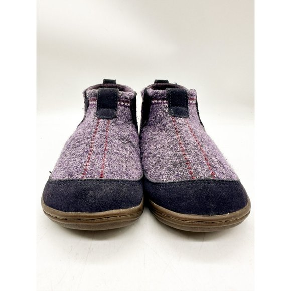 Acorn Women's Purple Bootie Ankle Height Slipper with Cloud Cushion® Comfort 7 - Picture 4 of 11